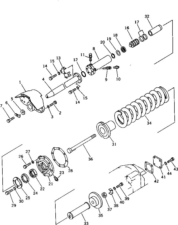 Крышка в сборе 154-30-00730 KOMATSU