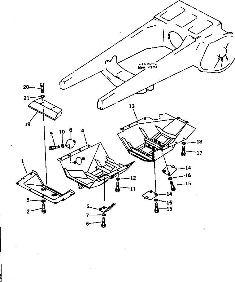 COVER,ENGINE 154-54-41520 KOMATSU