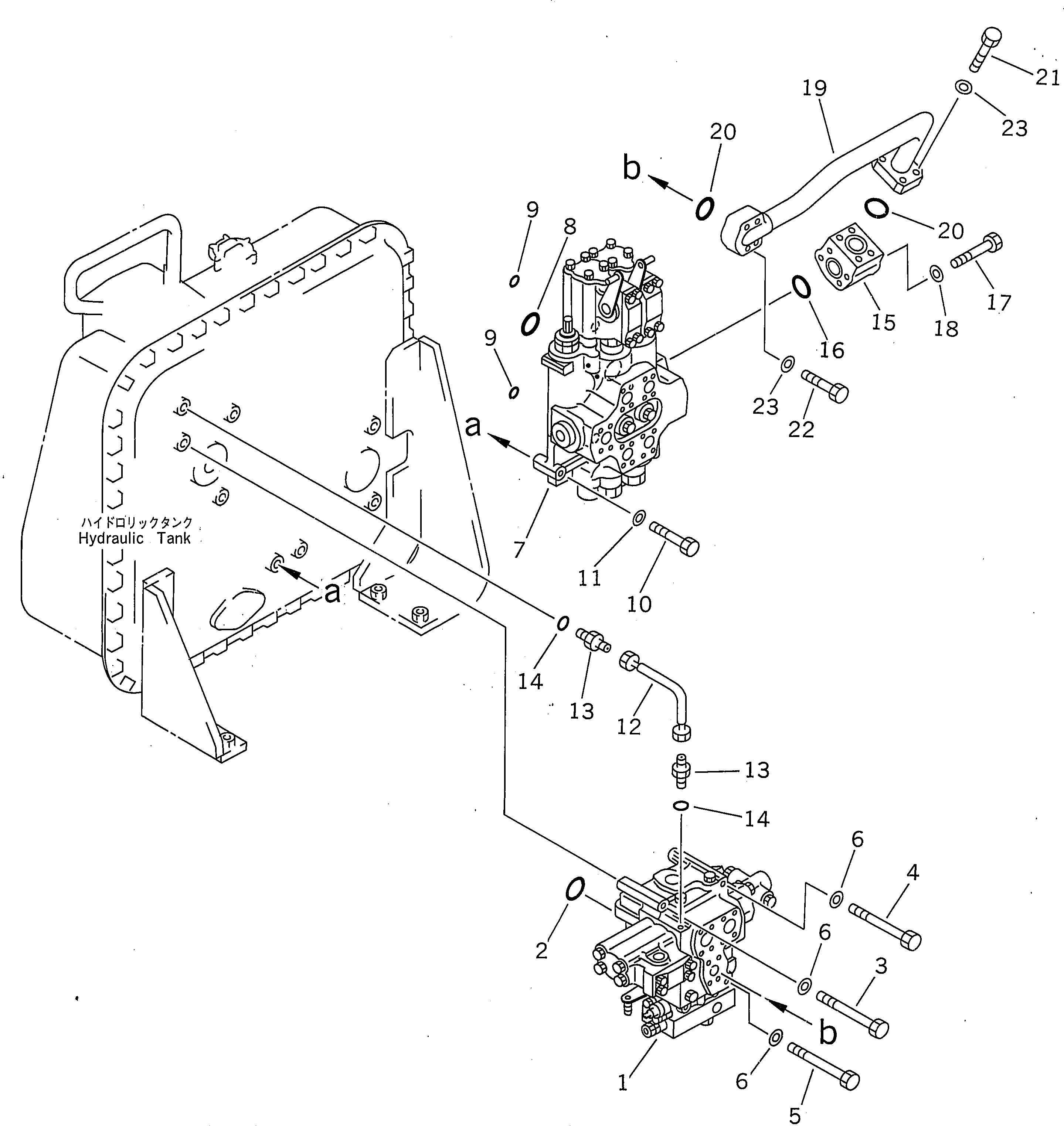 VALVE GROUP (\8\154-60-X1400) KOMATSU