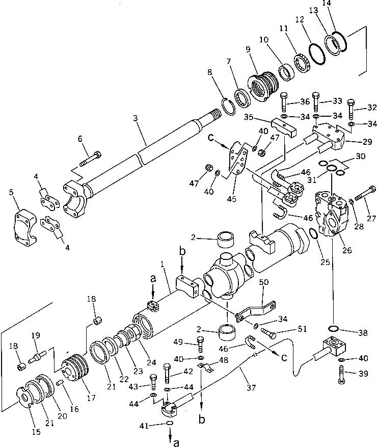 LIFT CYLINDER ASS'Y,BLADE LIFT 154-63-02010 KOMATSU