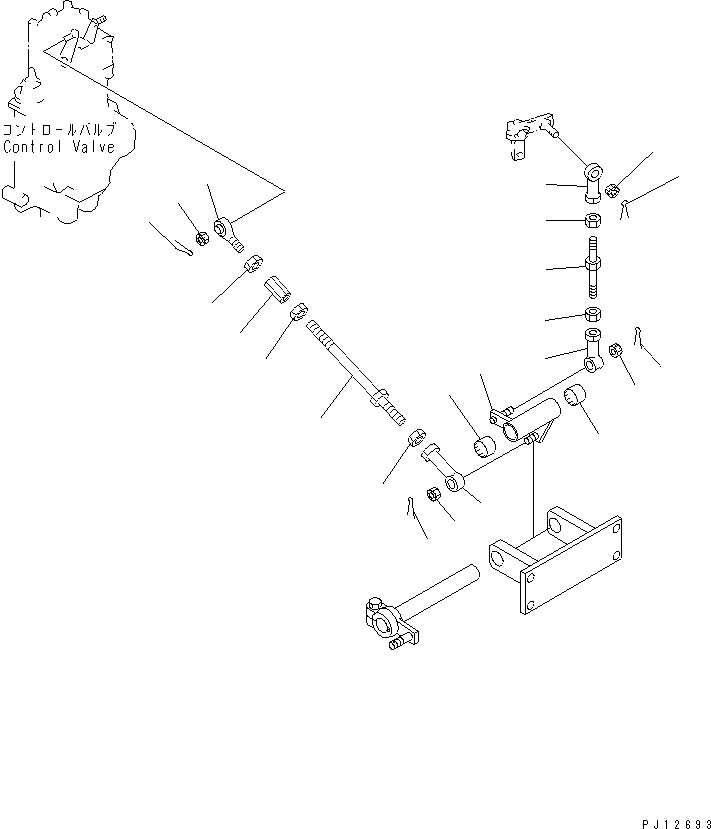 SCRAPER LINKAGE G. (\8\154-61-X5410) KOMATSU