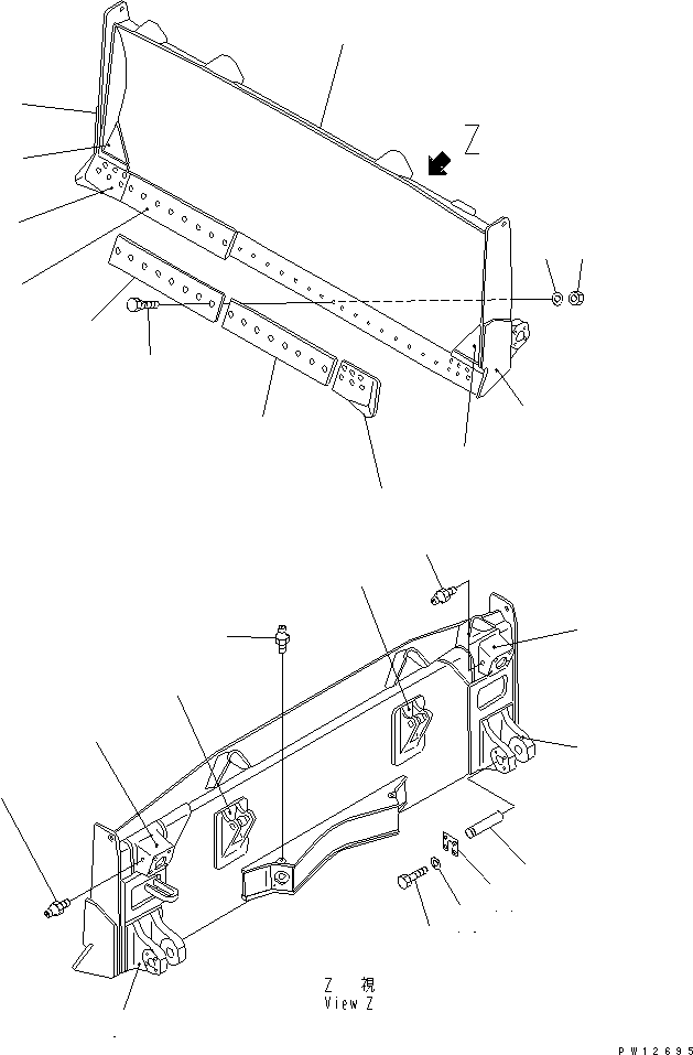 BLADE,TILT 154-929-5110 KOMATSU