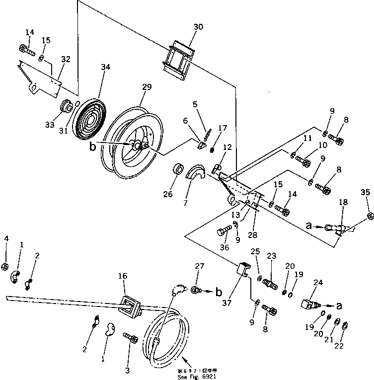 Гайка YU177012-1 KOMATSU