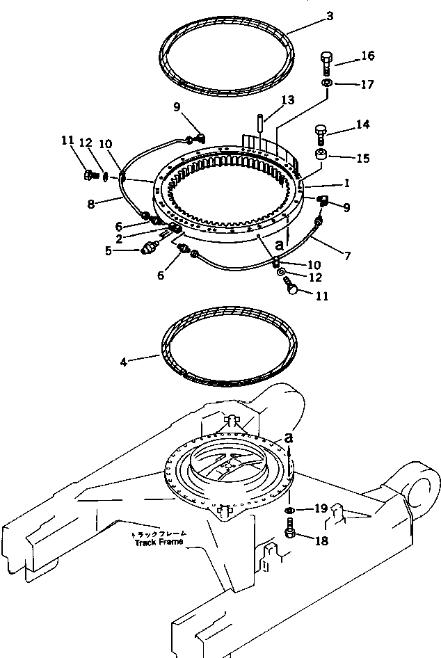 CIRCLE,SWING 207-25-31112 KOMATSU