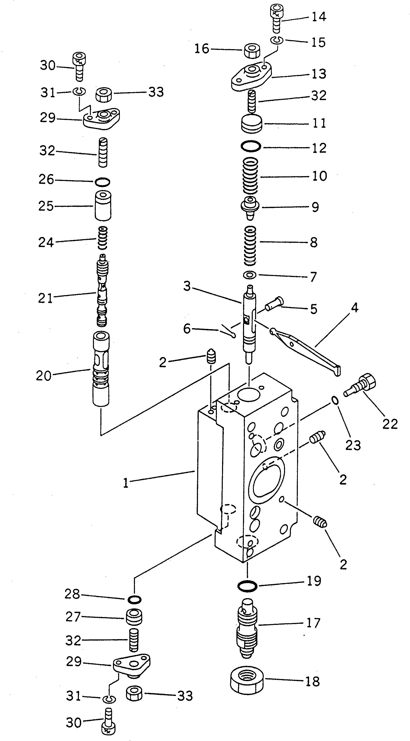 SERVO VALVE ASS'Y,REAR (708-25-08230) KOMATSU