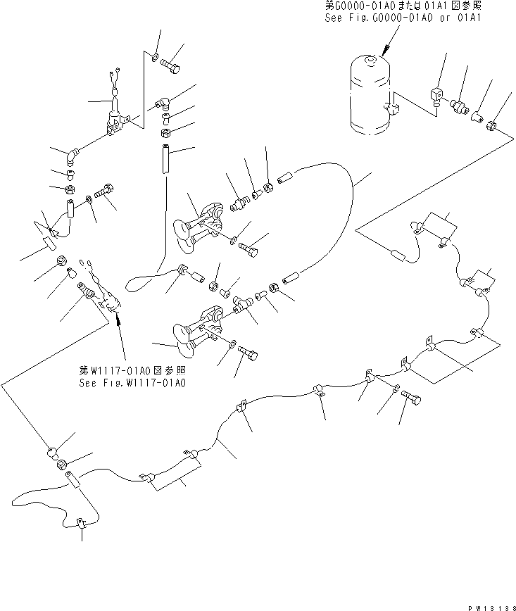 Трубка 07822-00697 KOMATSU