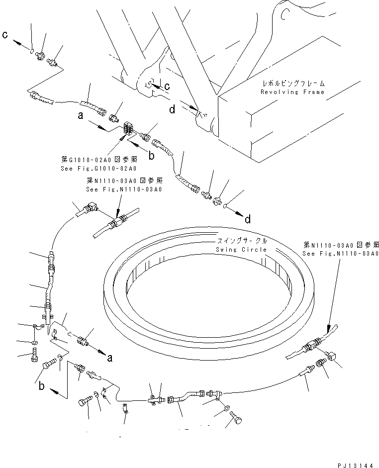 Шланг 21T-72-19650 KOMATSU