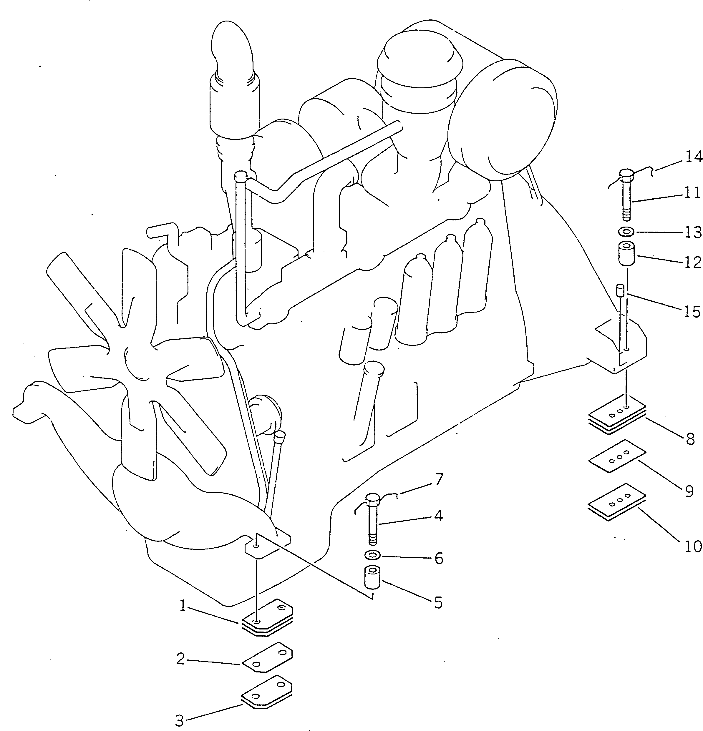 Комплект регулировочных прокладок 175-01-00072 KOMATSU