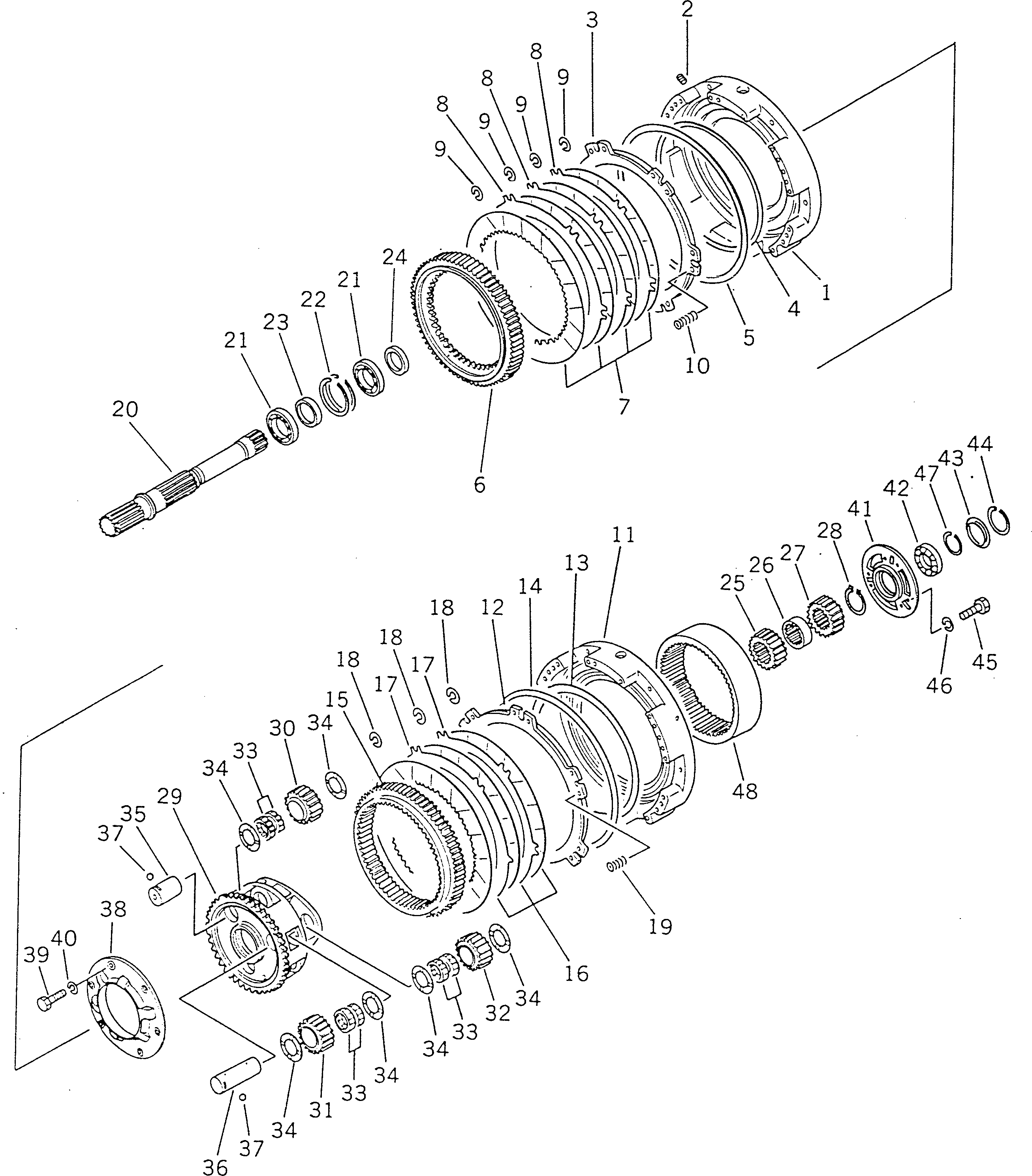 Упорная шайба 09233-15725 KOMATSU