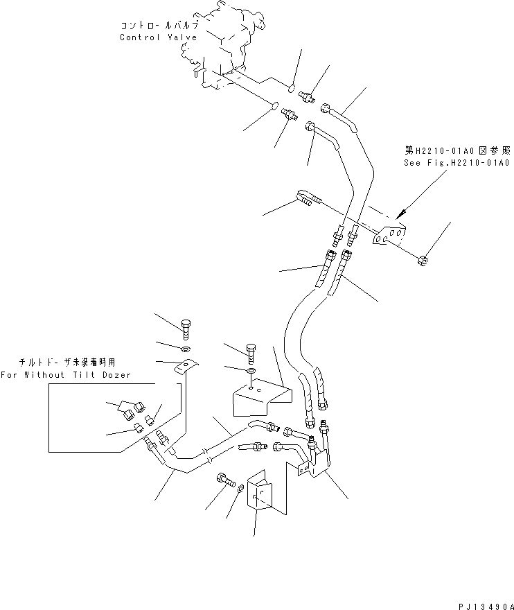 Шланг 07123-A0407 KOMATSU