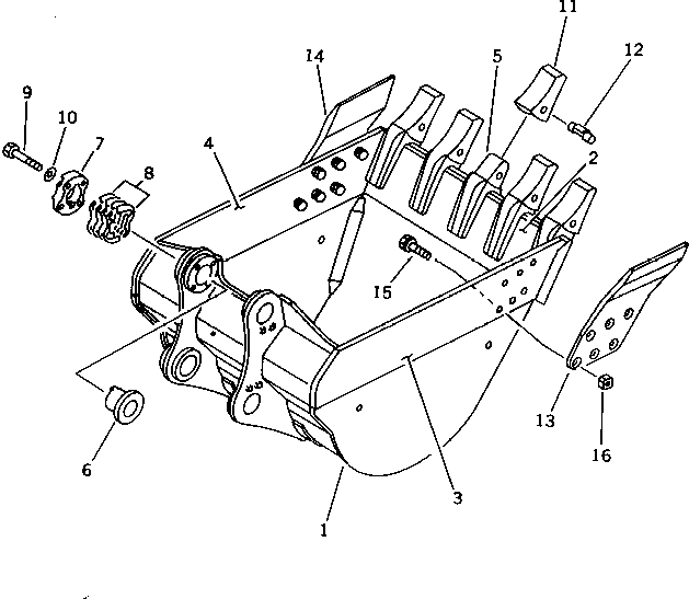 Ковш 209-920-5110 KOMATSU