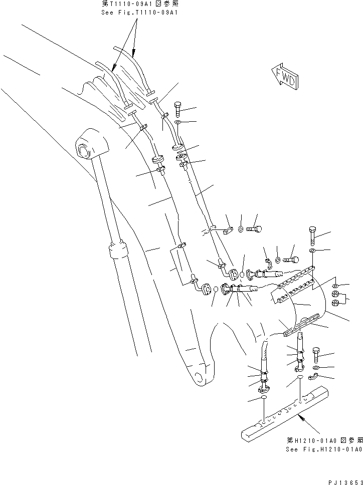Шланг 07099-01435 KOMATSU