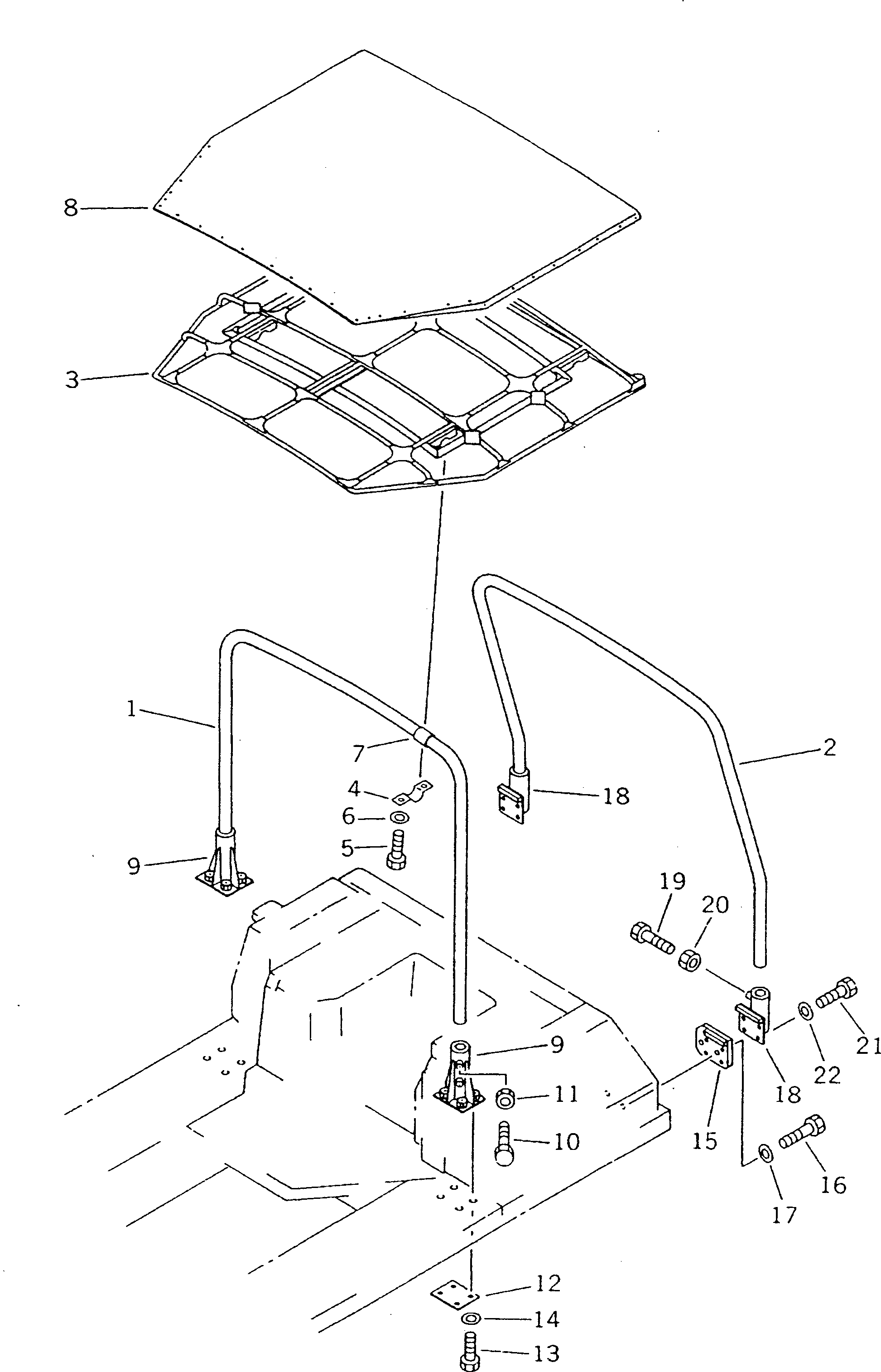 Пластина 154-906-4151 KOMATSU