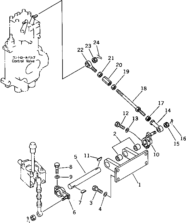 SCRAPER LINKAGE G. (\8\154-78-X5130) KOMATSU