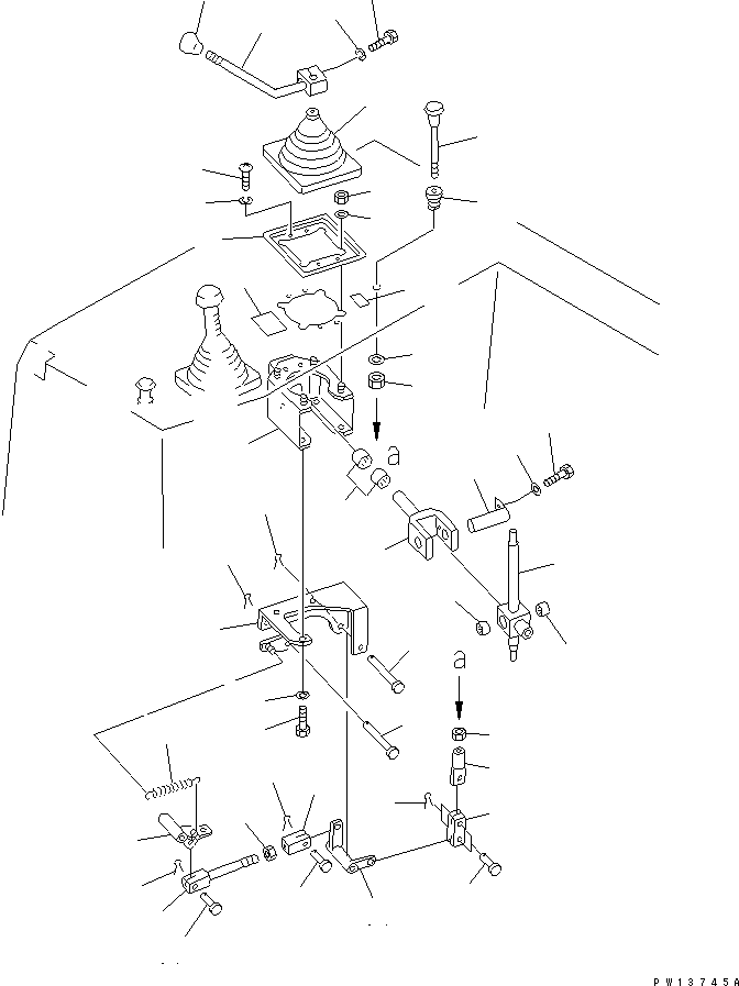 CONTROL GROUP (\8\154-916-X121) KOMATSU