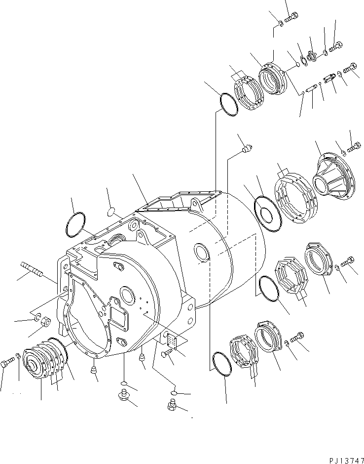 TOWING WINCH GROUP (\8\154-916-X210) KOMATSU