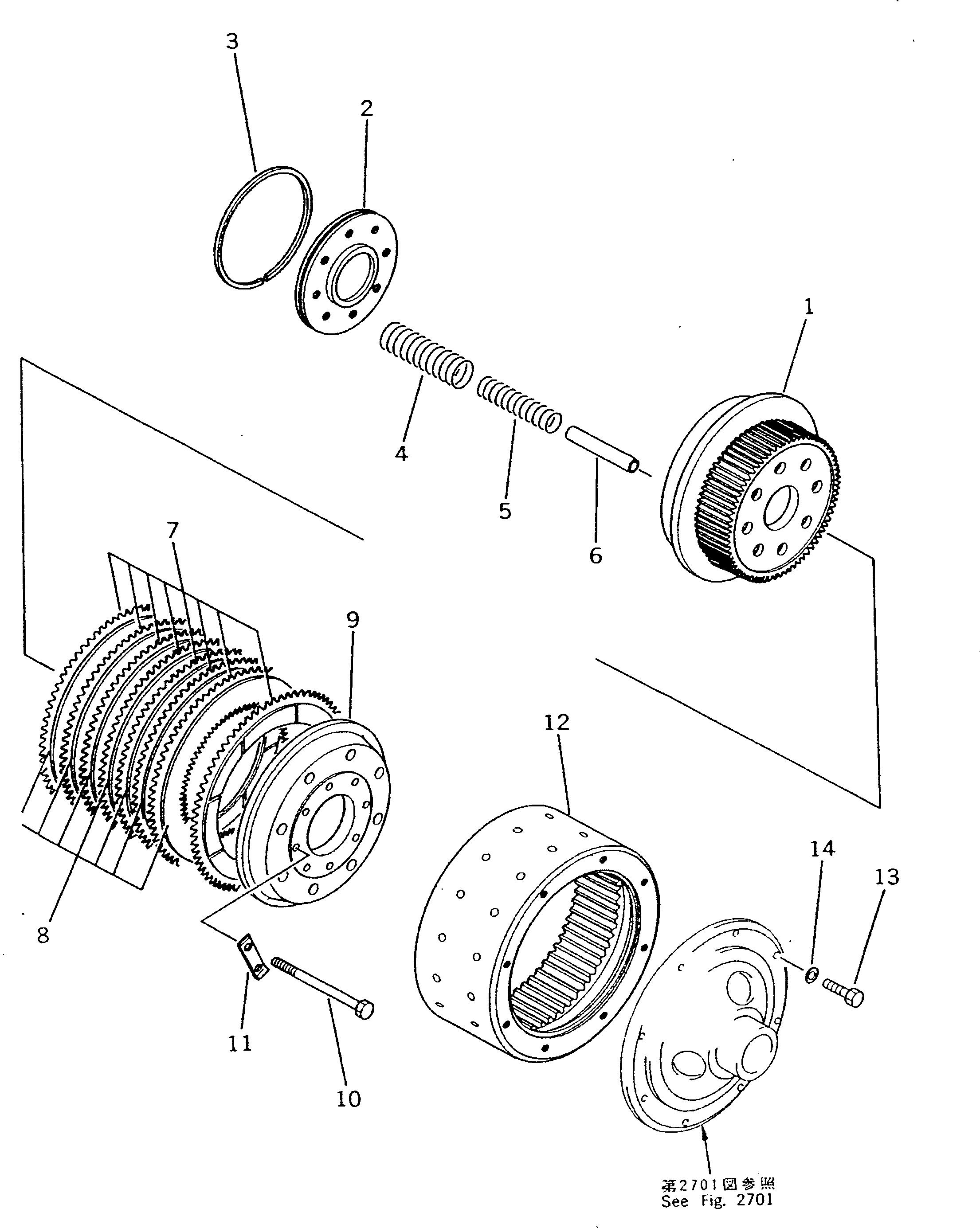 DRUM,INNER 15A-22-11111 KOMATSU