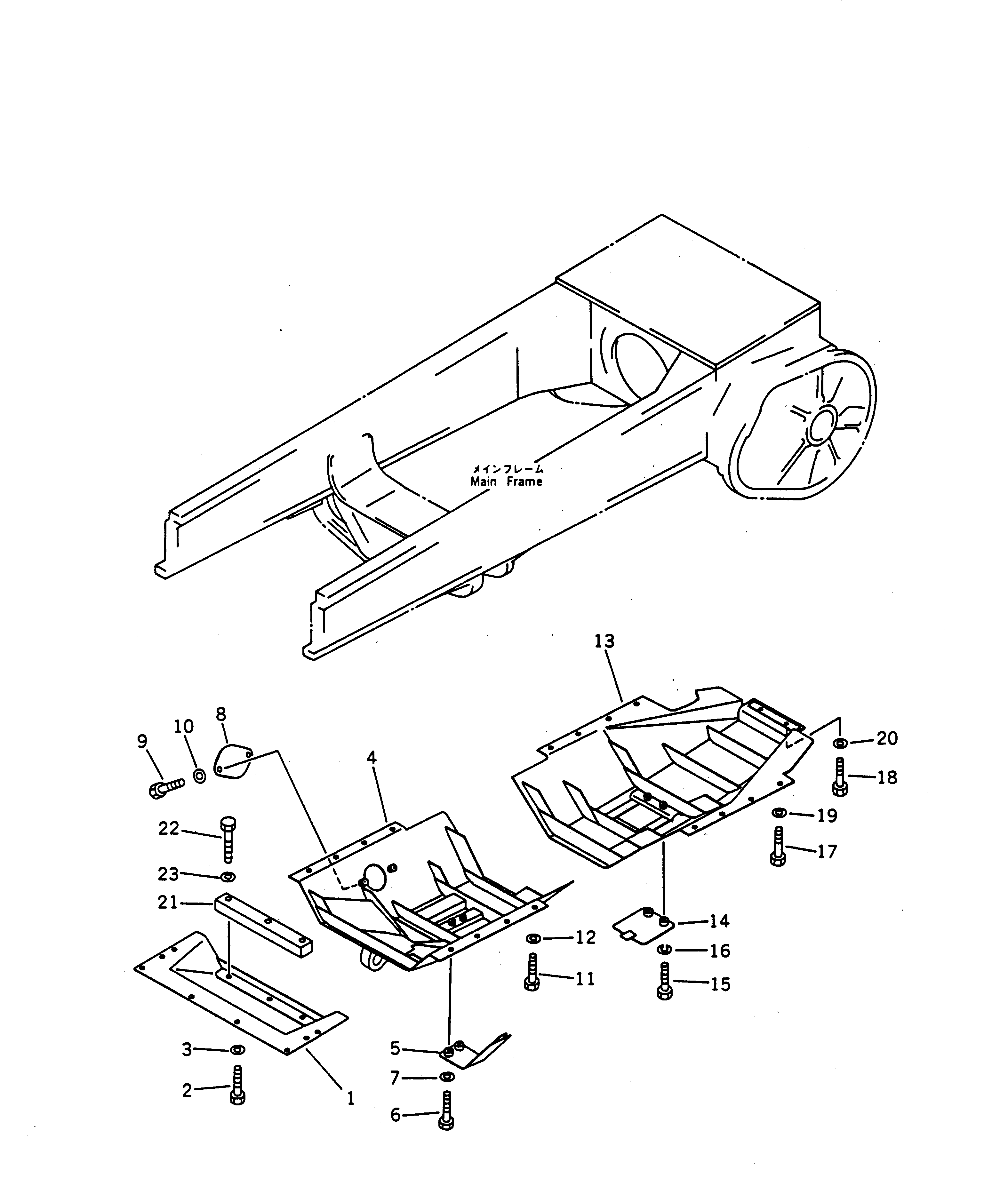 COVER,ENGINE 15A-54-16110 KOMATSU