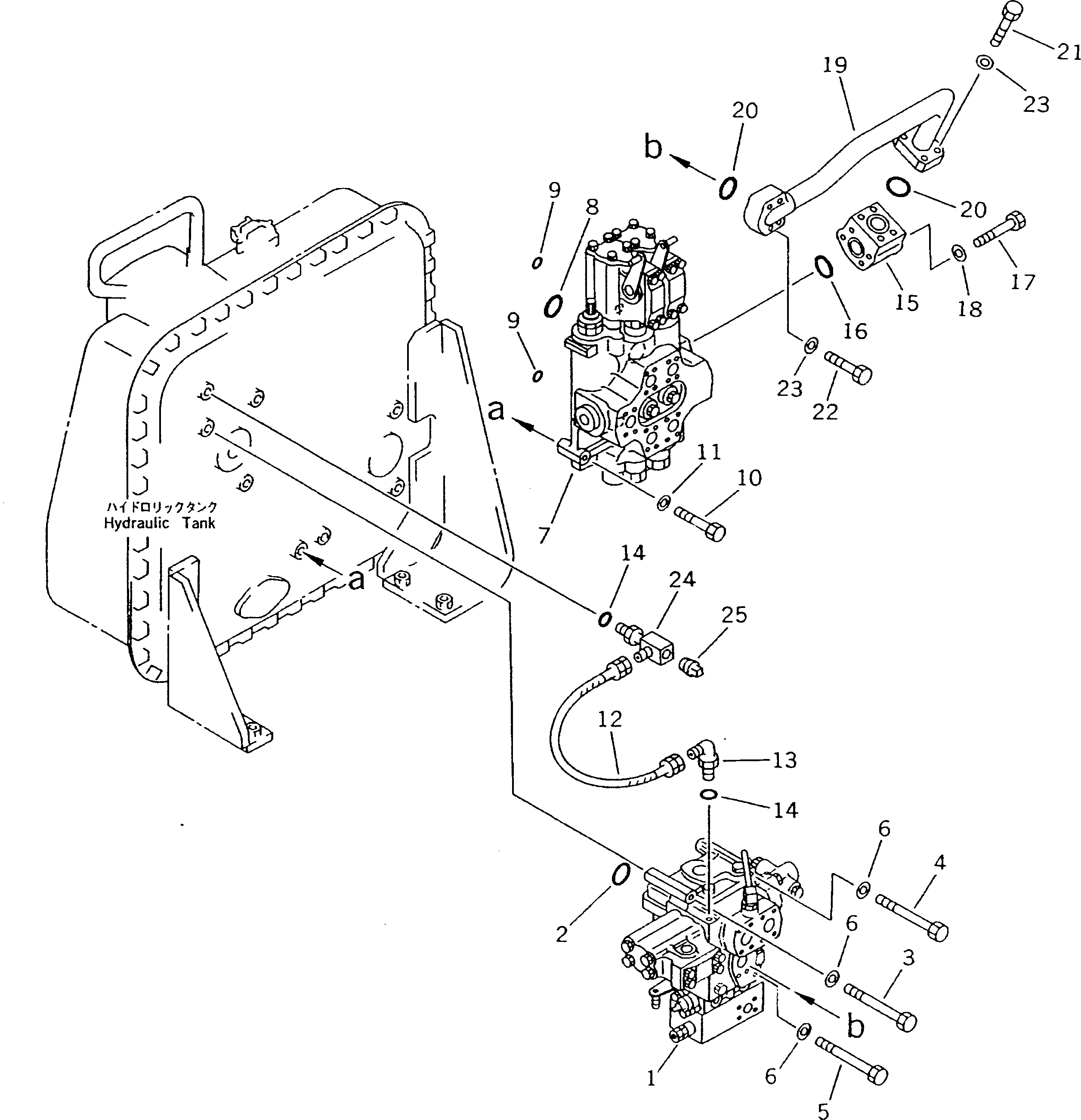 VALVE ASS'Y,RIPPER CONTROL (700-92-24001) KOMATSU