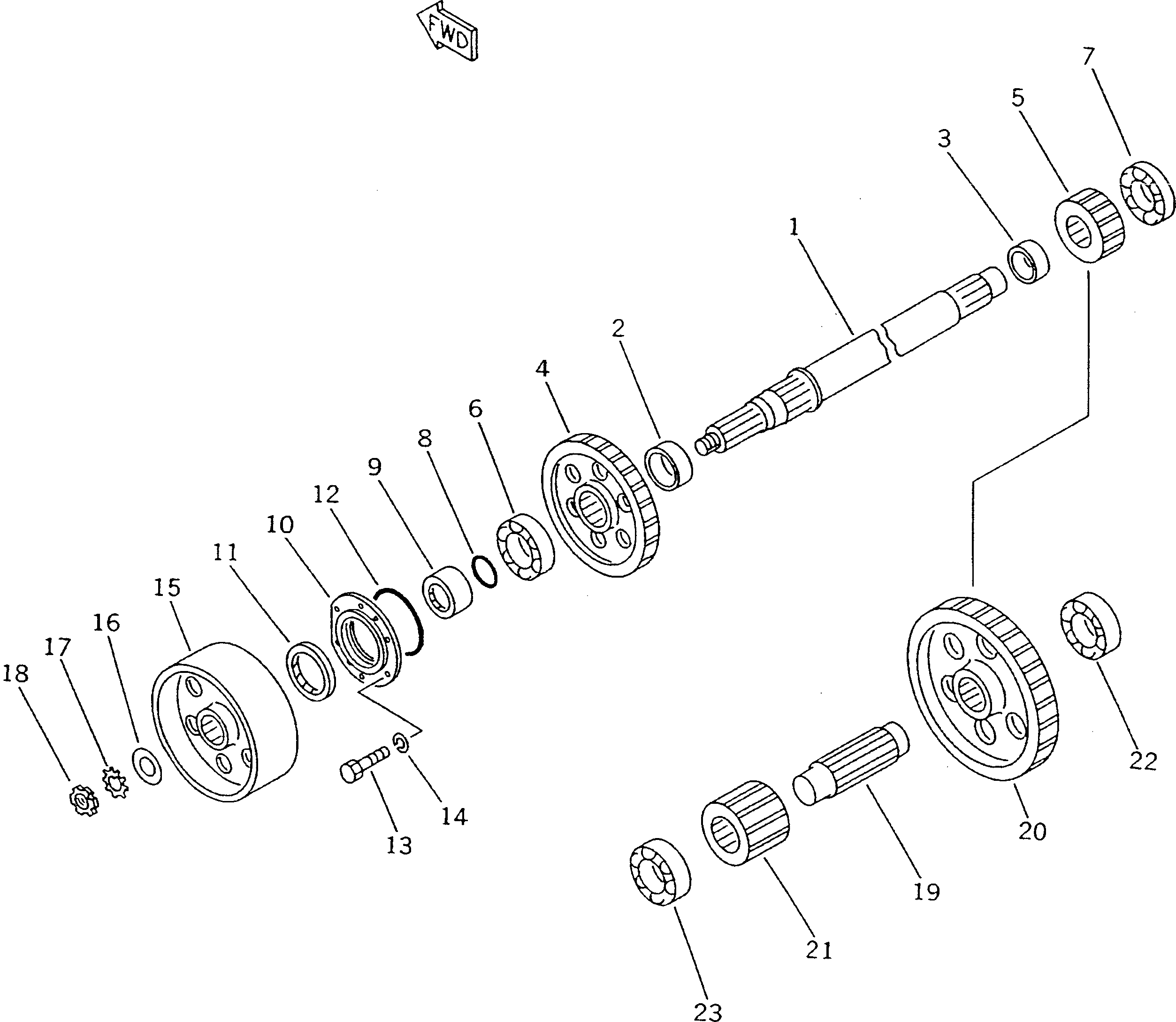 Замок 01656-04823 KOMATSU