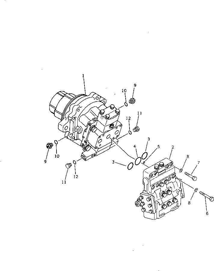 BRAKE VALVE ASS'Y (702-67-01100) KOMATSU