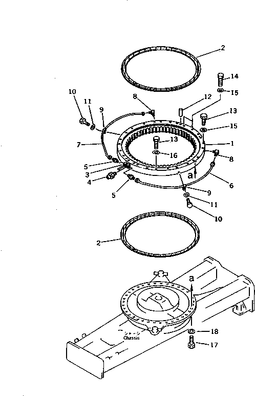 CIRCLE,SWING 205-25-71103 KOMATSU