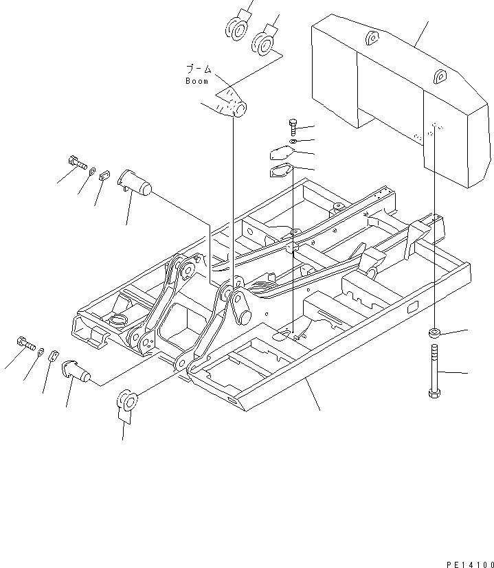 FRAME,REVOLVING 21N-46-11103 KOMATSU