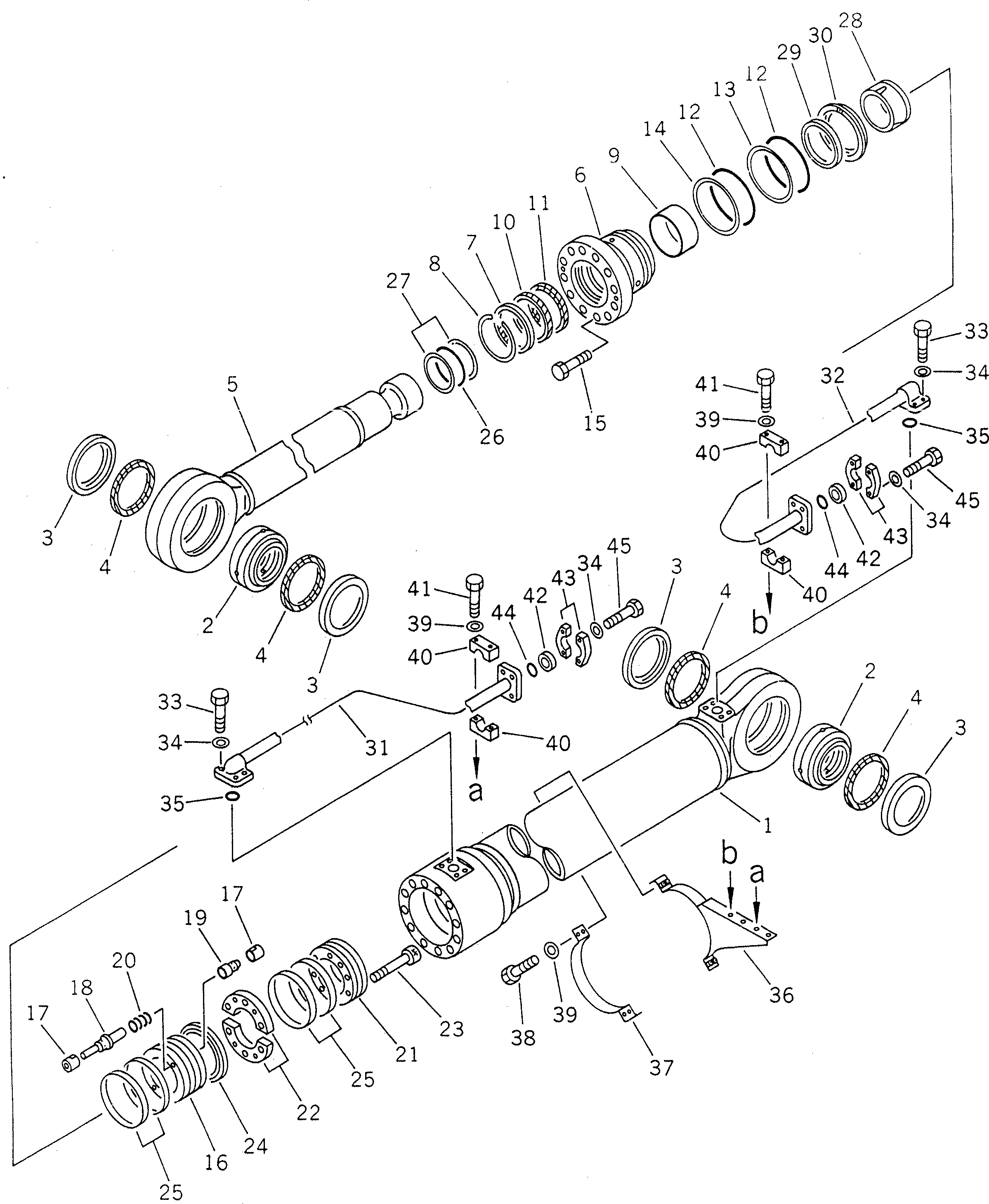 Трубка правая 21T-62-73151 KOMATSU