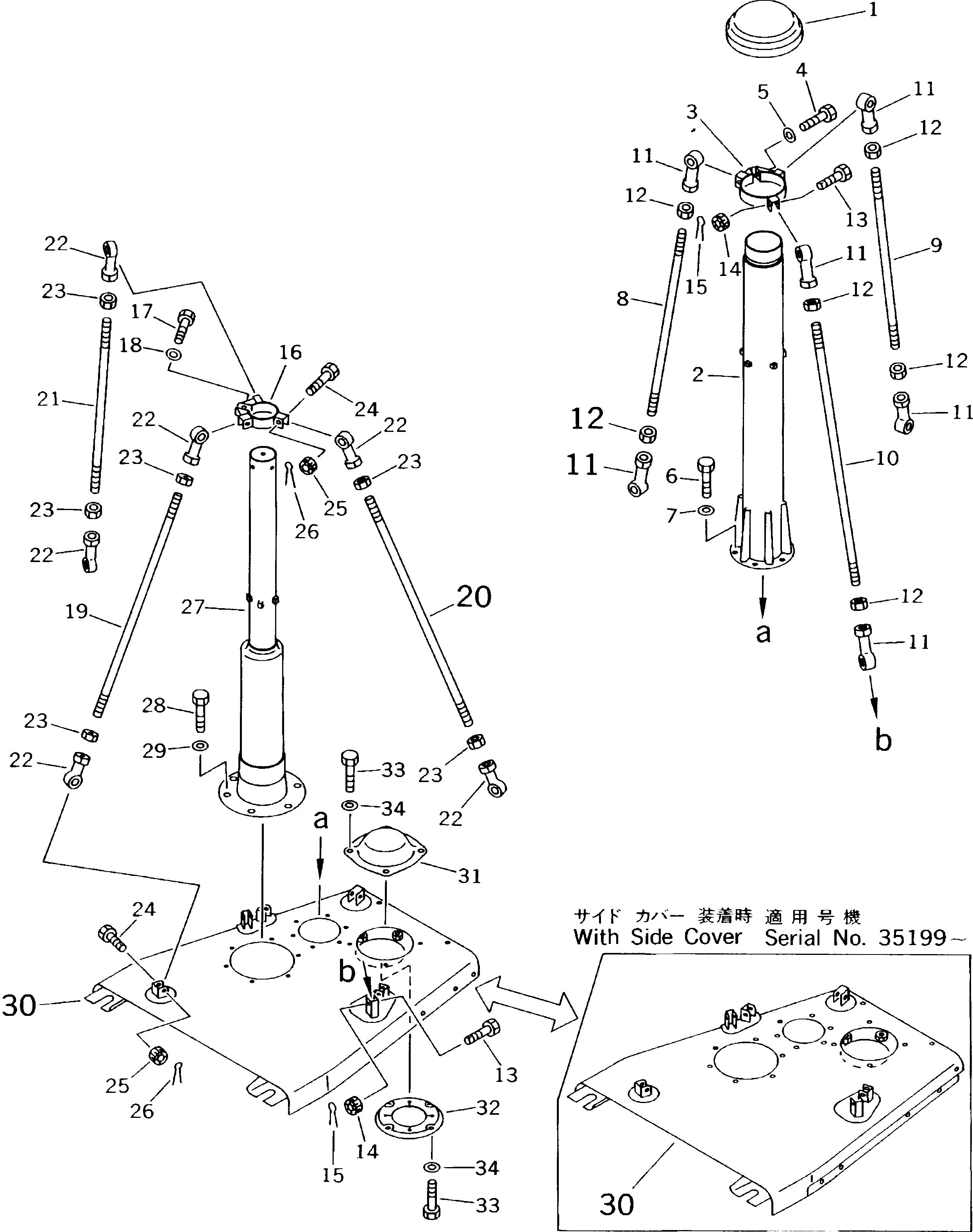 Гайка 01582-21613 KOMATSU