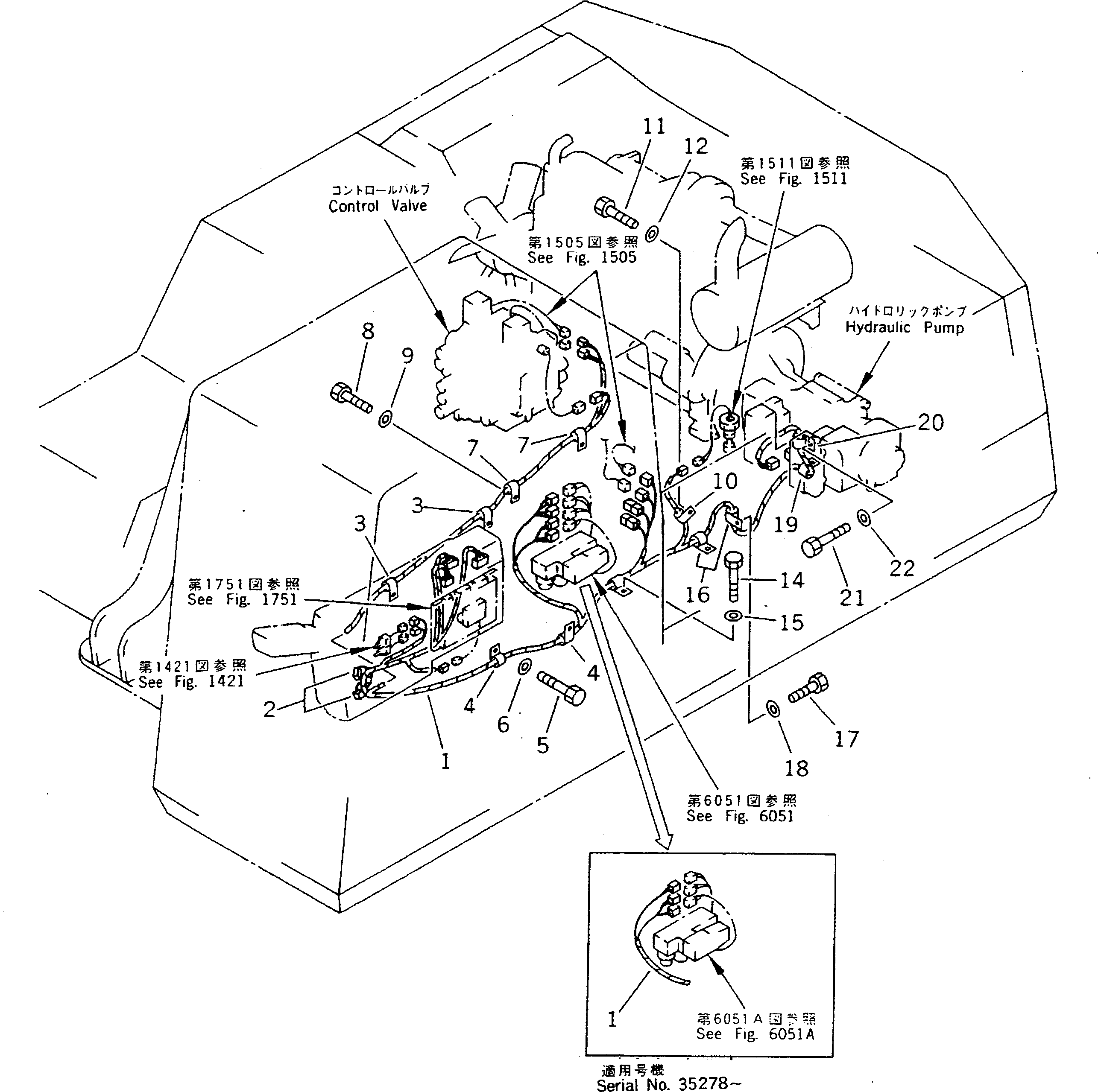 Жгут проводов 20Y-06-15452 KOMATSU