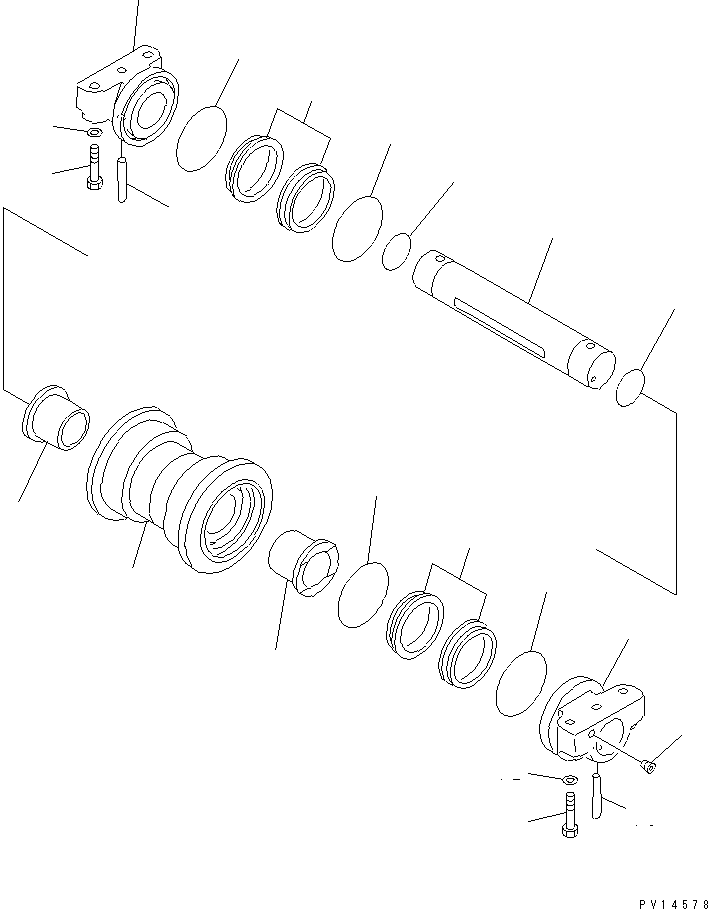 Уплотнительное кольцо круглого сечения 205-70-76260 KOMATSU