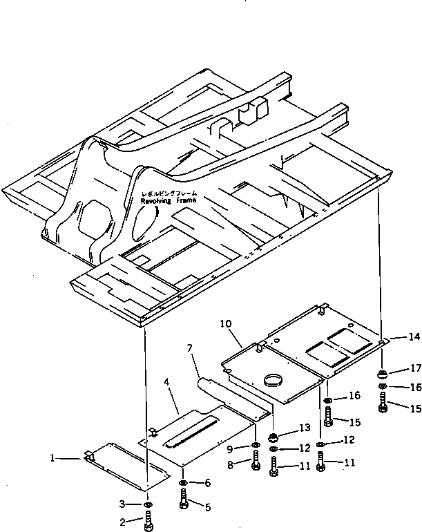 COVER GROUP (\8\20Y-46-X2301) KOMATSU