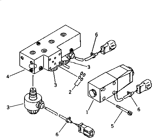 VALVE GROUP (\8\20Y-60-X1211) KOMATSU