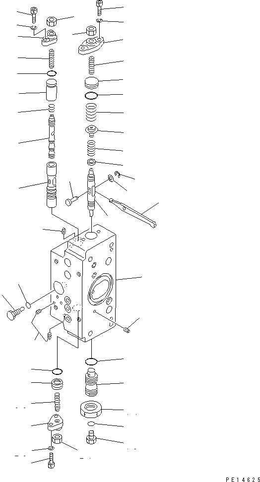 SERVO VALVE SUB A. 708-27-08350 KOMATSU