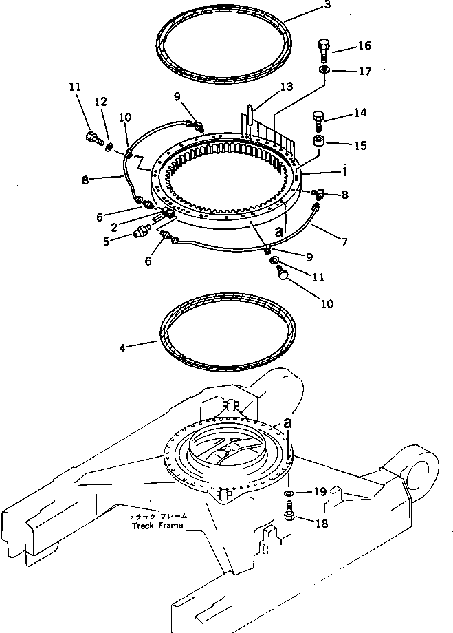 SWING CIRCLE ASS'Y 208-25-00022 KOMATSU
