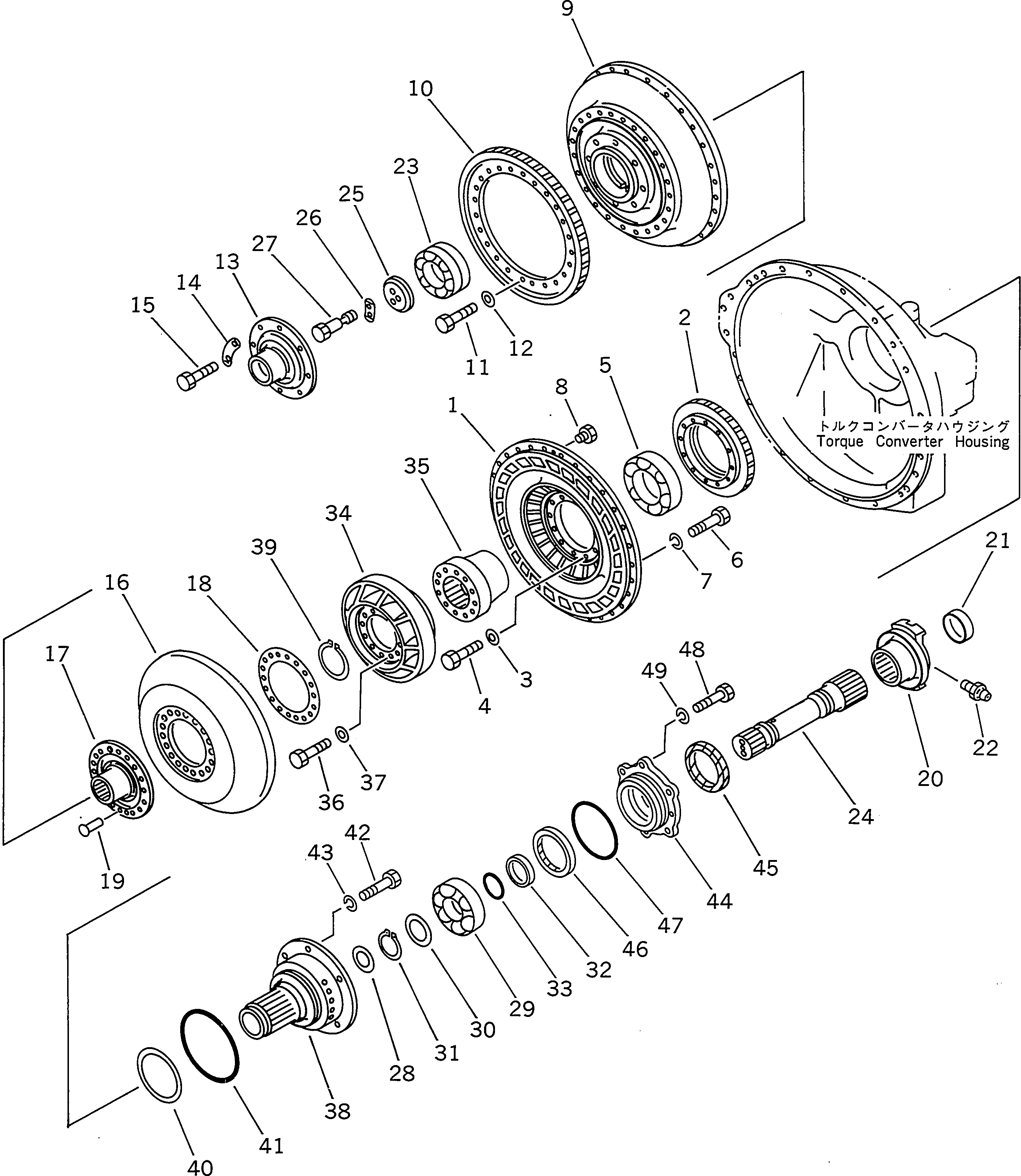 Муфта в сборе 175-13-21641 KOMATSU