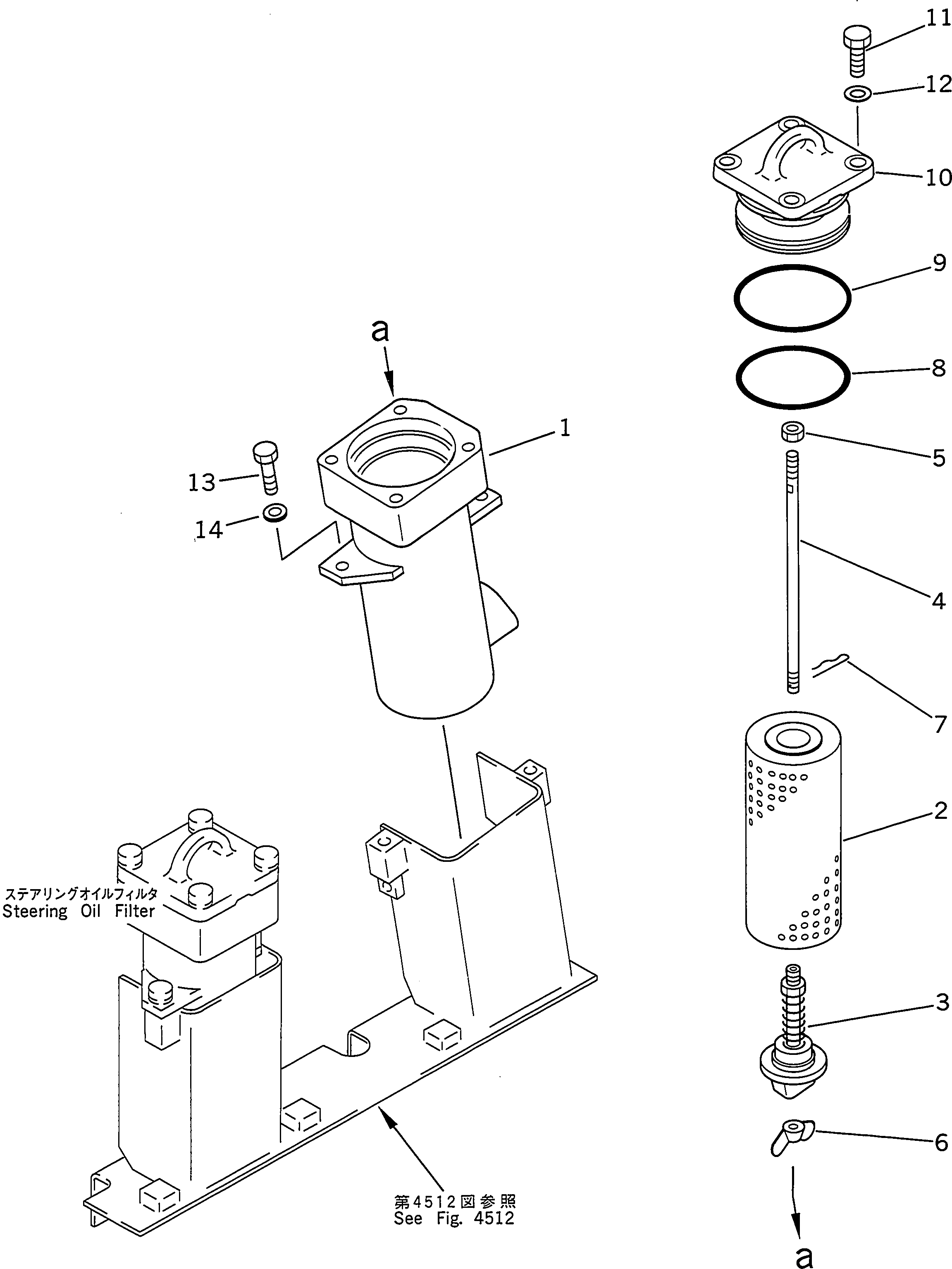 CASE,OIL FILTER 175-49-33270 KOMATSU