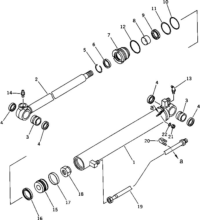 Цилиндр 205-63-93340 KOMATSU