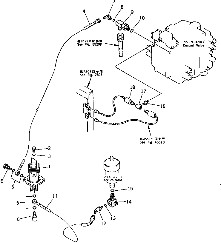 Шланг 205-966-4210 KOMATSU