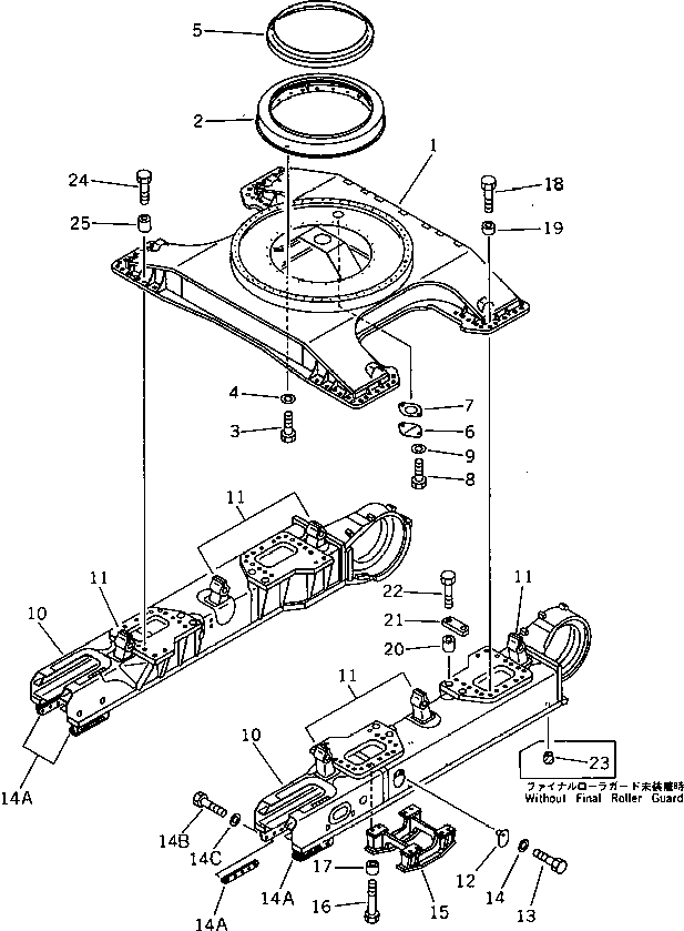 Пластина 21N-30-17530 KOMATSU