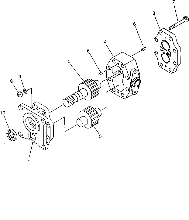 Ведущая шестерня 07433-71042 KOMATSU