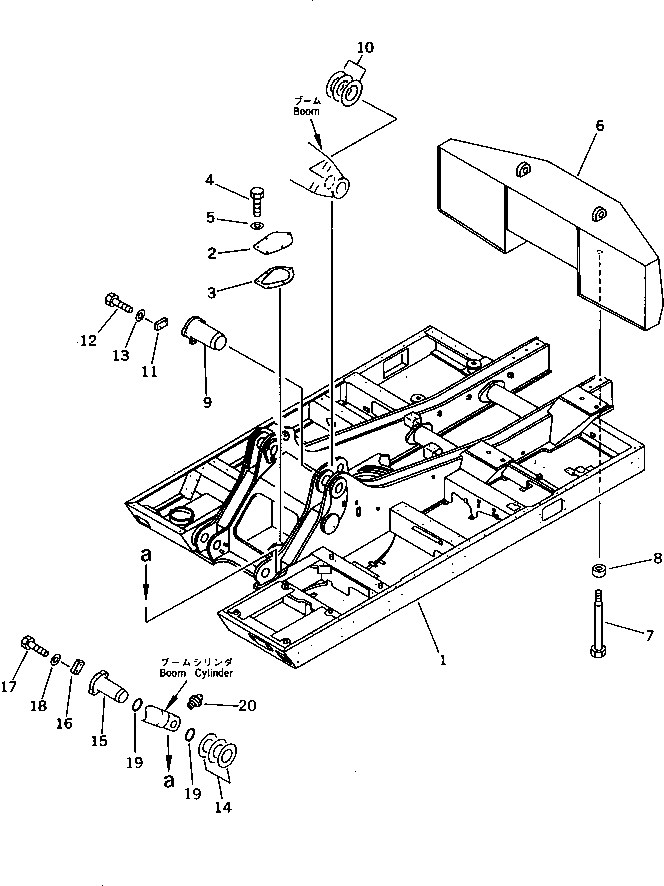 FRAME,REVOLVING 209-46-51510 KOMATSU