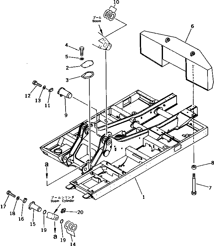 FRAME,REVOLVING 209-46-51212 KOMATSU