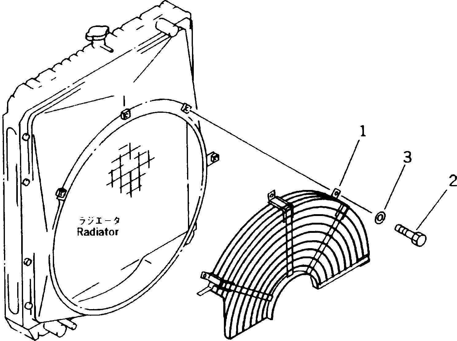 GUARD GROUP,FAN (\8\20Y-03-X1211) KOMATSU