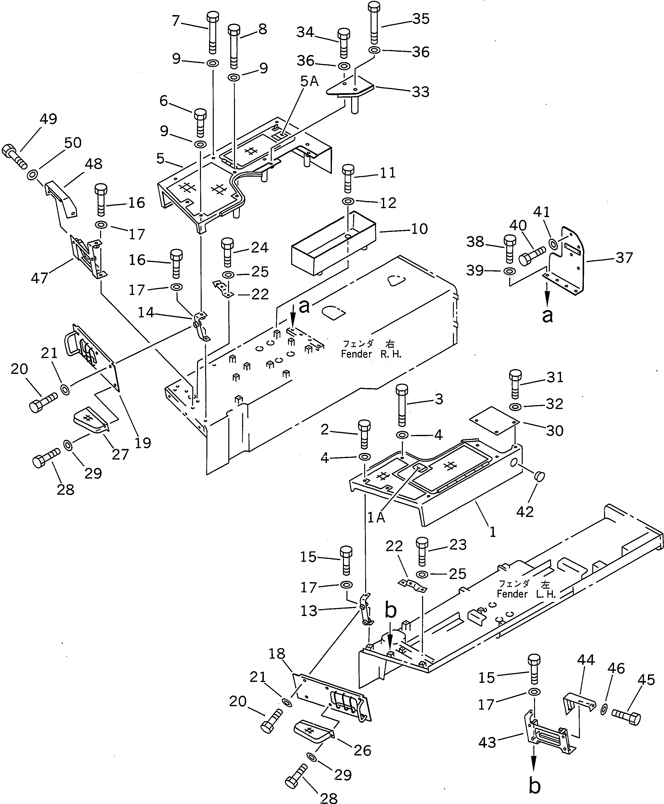Крышка правая 175-862-6180 KOMATSU