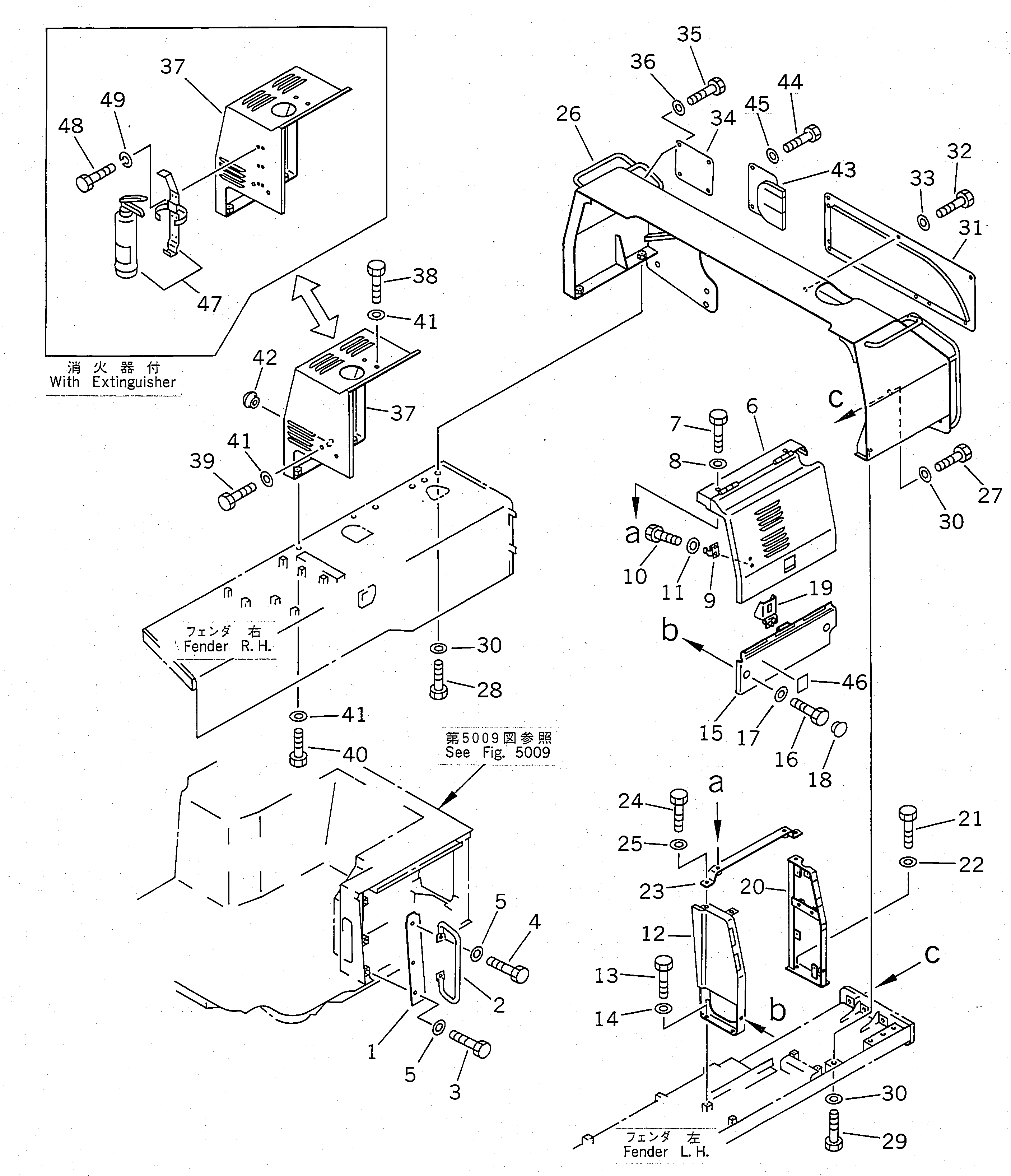 Крышка левая 175-862-5370 KOMATSU