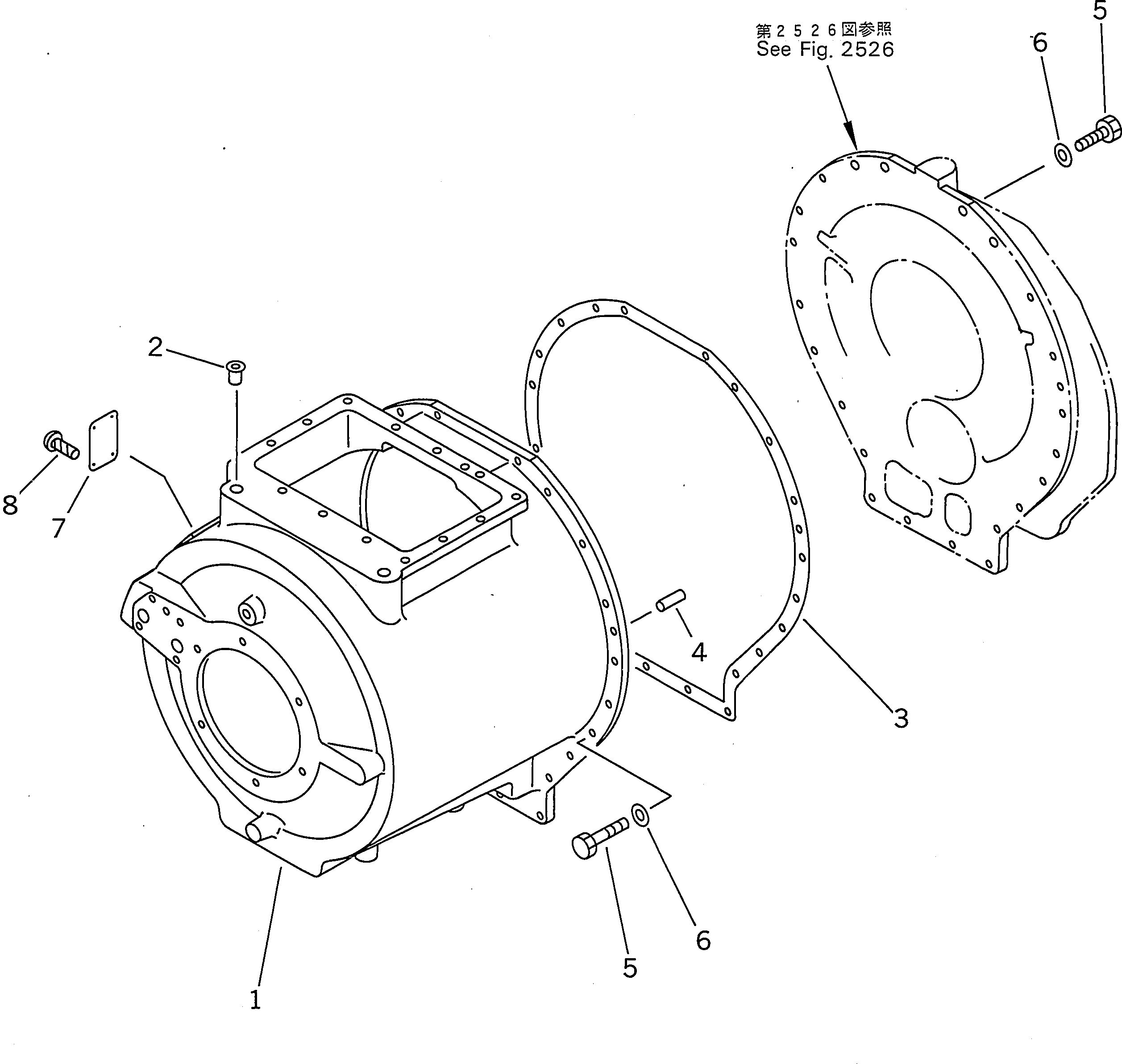 TRANSMISSION ASS'Y,TORQFLOW \1\175-15-00600 KOMATSU