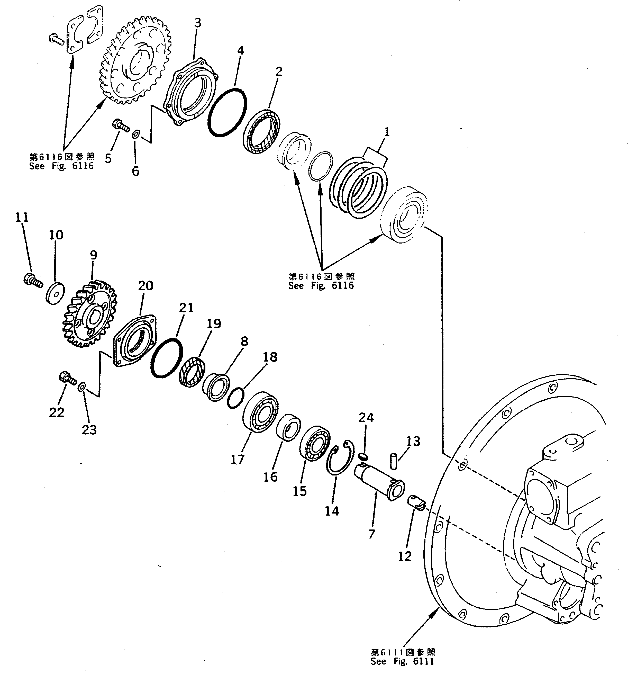 Уплотнительное кольцо круглого сечения (\7\07000-43035) KOMATSU