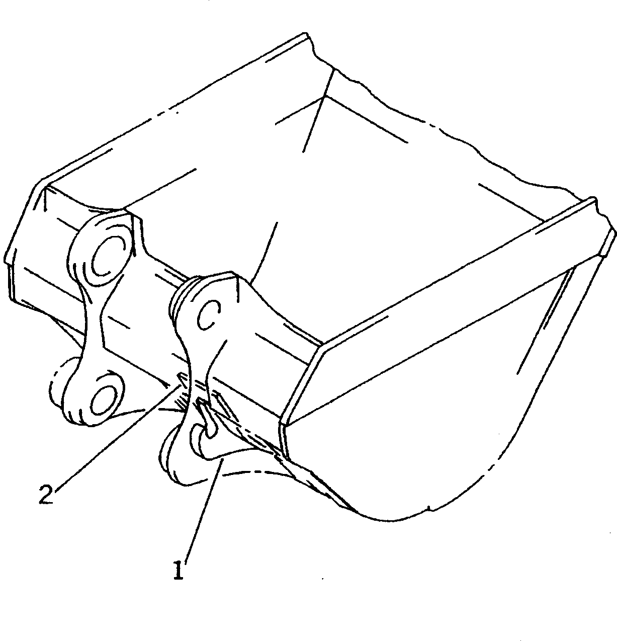 BUCKET,(SEE FIG.7611) 206-920-6130 KOMATSU