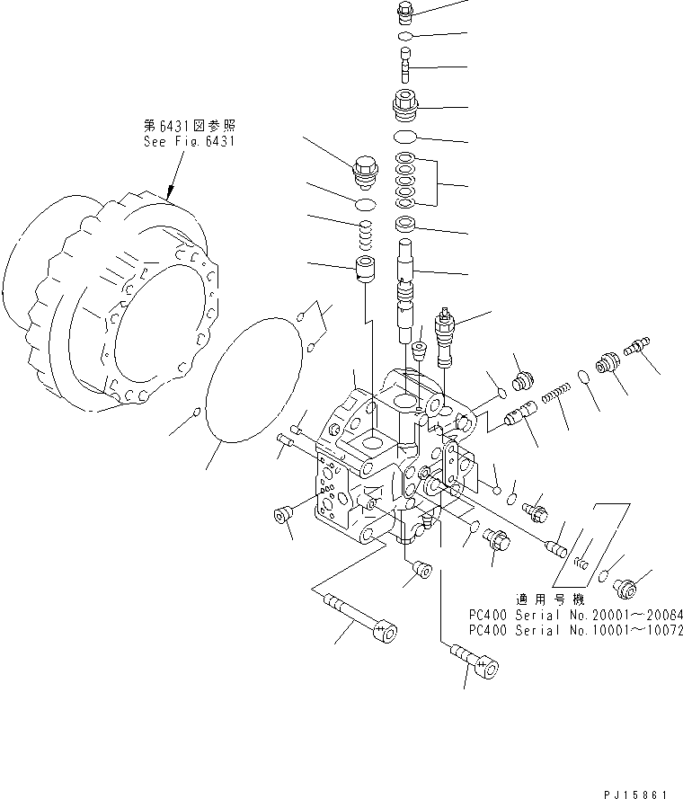 Мотор в сборе (708-8K-00031) KOMATSU